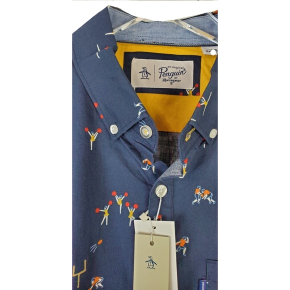 NWT Original penguin football team blue shirt - Picture 13 of 14